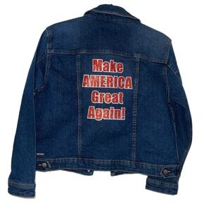 One of a kind MAGA Custom Jean Jacket - NWT